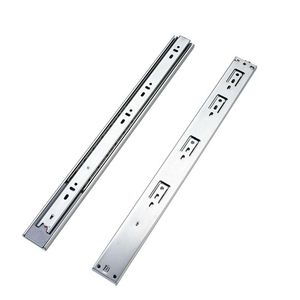 45mm 3-Fold Heavy Duty Ball Bearing <strong>Drawer</strong> <strong>Rails</strong> <strong>Soft</strong> <strong>Close</strong> Telescopic <strong>Slides</strong> for Cabinets Furniture Bedrooms Bathrooms Hotels - Product Image 4