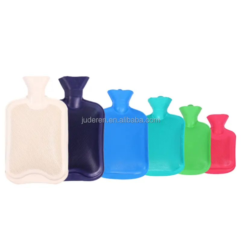 High Quality Warmer Waterproof Rubber Bottle Hot Water Bag Cover Custom Hand And Feet Warming Extra Long Rubber Hot Water Bottle