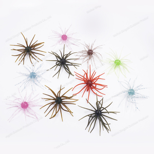 Nuova Esca Morbida OEM in TPE da 3,9g 15mm <span class=keywords><strong>a</strong></span> Forma di Riccio Marino, Mini Esca <span class=keywords><strong>a</strong></span> Sfera Appuntita per <span class=keywords><strong>Spigola</strong></span> Nera e Pesce Mandarino, Stile Coike - Product Image 4