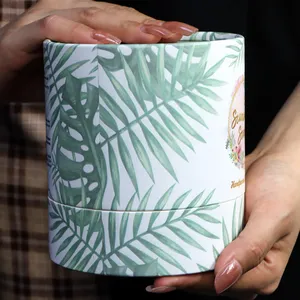Luxury cylindrical <b>Christmas</b> gift paper storage and packaging transport <b>box</b>, candlestick packaging tub boxcustomizable as needed - Product Image 5
