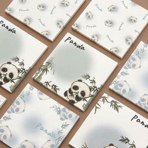 Blocs-notes autocollants Panda de haute qualité pour étudiants – Essentiels de rentrée scolaire – Papier mémo dessin animé – Cadeaux parfaits pour le bureau et les études - Product Image 3