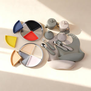 Juego de Alimentación para Bebés de Acero Inoxidable Personalizado, Apto para Lavavajillas, Fácil de Limpiar, Libre de BPA, Plato para Niños con Divisiones, Vaso con Boquilla, Cuchara, Vajilla - Product Image 4