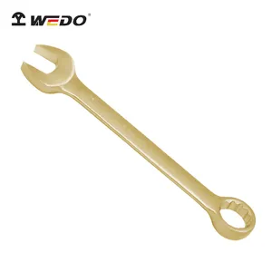 WEDO Hot Selling DIN BAM Certificate EX-plosion Combination Die-forged Beryllium Copper 15 degree Wrench for Safety Work