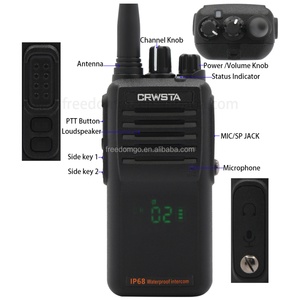 Grwsta วิทยุสื่อสารสองทาง16ช่องสัญญาณ IP6 5W, วิทยุ FM VHF และ UHF กันน้ำ GX-760 - Product Image 4