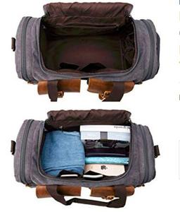 Waterproof <strong>Duffle</strong> <strong>Bag</strong> Canvas Travel <strong>Bags</strong> Luggage Weekender <strong>Bag</strong> for Men - Product Image 6