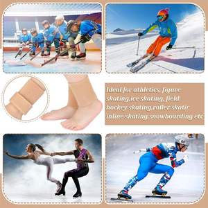 Coussin respirant universel pour le pied et le bas du pied, et manchons de protection en gel pour la cheville - Product Image 4