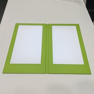 Small MOQ Pu Lighted Menus 2 Page Restaurant Bar Nightclub <b>Light</b> Up Menu Cover Chargeable Menu Display with Led <b>Light</b> - Product Image 5