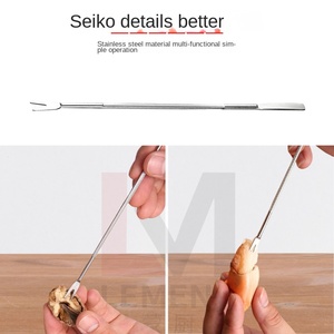 Forchetta Multifunzionale in Acciaio Inox <span class=keywords><strong>per</strong></span> Frutti di Mare, Carne Grigliata, Noci e Gadget da Cucina - Facile da <span class=keywords><strong>Pulire</strong></span> - Product Image 2