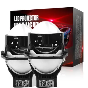 2.5 inch bi-led projector 55w 6500k projector led bi-beam headlight bi-led projector lens for toyota cars