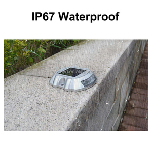 Marcador de entrada de tráfico de aluminio IP67 <span class=keywords><strong>para</strong></span> exteriores, lámpara Solar Led, iluminación de tierra, camino, decoración de jardín, luces solares - Product Image 3