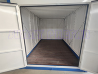10 '12' Pieds Pliable Plat Pack Tout Acier Gousses Conteneur Préfabriqué Assembler Mobile Empilable Hangar Portable Unités De Stockage