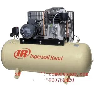 Ingersoll Rand 2340B3/8 two Stage Reciprocating piston Air Compressor T30 8barg horizontal tank