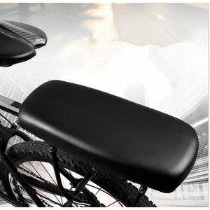 Bicycle Rear Seat Cushion Thickened Comfortable Mountain <b>Bike</b> <b>Rack</b> Seat Saddle <b>Cover</b> Black Unisex Adults - Product Image 3