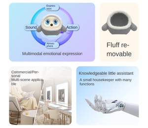 Mainan Anjing Interaktif Cerdas AI Eksklusif Terbaru 2025, Robot Pintar Kontrol <span class=keywords><strong>APP</strong></span>, Bola Bergerak Otomatis, Pelatihan Kucing Dalam Ruangan, Boneka Plush - Product Image 4