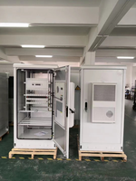 Armoire d'alimentation télécom extérieure personnalisable à une/deux portes Boîte de sortie de type rack sur pied étanche en usine