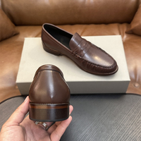 Herren-Lederschuhe im italienischen Stil, original, luxuriös, mit spitzer Zehenpartie, formelle Schuhe, modisch, bequem, vielseitig, für Pendler und Business