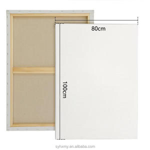 Fournitures d'art 80X100cm toile tendue, 1.8cm d'épaisseur Art apprêté <span class=keywords><strong>toiles</strong></span> pour la peinture, toile <span class=keywords><strong>de</strong></span> peinture vierge pour peintures acryliques et huiles - Product Image 2