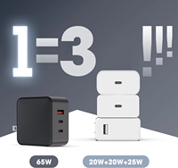 Chargeur mural USB rapide GaN PD 20W 25W 30W 45W 50W 65W 100W 150W pour iPhone, ordinateur portable, ordinateur de bureau, Macbook, directement de l'usine