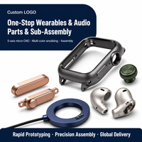 Layanan Pemesinan Satu Atap CNC untuk Perakitan Sub-Unit Stamping Casing Jam Tangan dan Housing Audio dengan LOGO Kustom untuk Merek