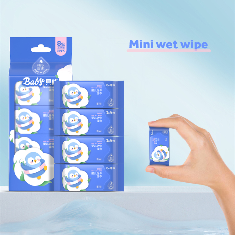 Whosale Factory Baby'S Wet Wipes Hygiene Products Clean Mini Wipes