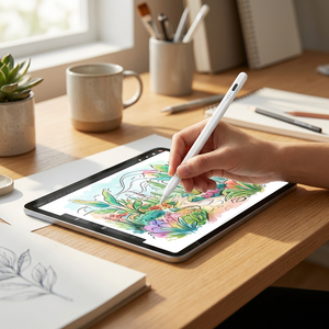 Stylet universel en plastique pour tablette iPad, écran tactile, crayon capacitif actif - Product Image 2