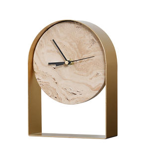 室内装飾装飾装飾装飾時計,軽量高級モダンストーン垂直パターン壁に取り付けられたアート誕生日記念日時計 - Product Image 2