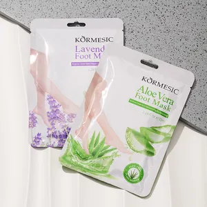OEM atacado private label KORMESIC Remover Dead Skin Repair Remover Odores Lavender Foot Mask Aloe pé máscara