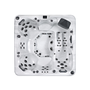 Sunrans <span class=keywords><strong>Hydrorelax</strong></span> Spa extérieur pour 5 personnes Piscine d'hydrothérapie acrylique abordable avec lumières LED à changement de couleur - Product Image 2