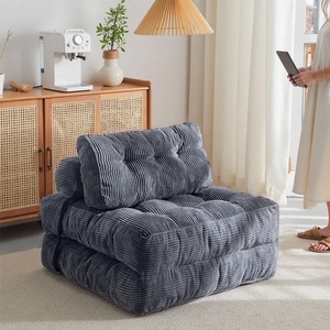 Sofá Cama Plegable de Franela de Lujo, Compacto y Ligero, Ideal para Siestas, Sofá Reclinable Individual, Sofá <span class=keywords><strong>Estrecho</strong></span> - Product Image 1