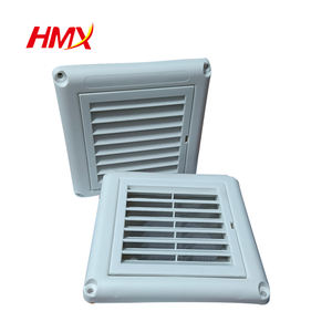 แผ่นพลาสติกกระจายอากาศทรงสี่เหลี่ยมทันสมัยขนาด4นิ้วช่องระบายอากาศแบบเจาะรูสำหรับห้องนั่งเล่นกลางแจ้งชั้นใต้ดินโกดังระบายอากาศ - Product Image 1