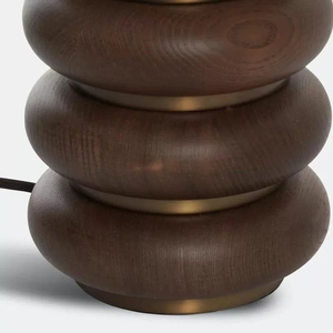 Lampada <span class=keywords><strong>da</strong></span> <span class=keywords><strong>Tavolo</strong></span> Moderna di Lusso Creativa in Legno Massello con Perline a Forma di Abaco, Elegante per Hotel, Soggiorno, Divano, Camera Modello e Scrivania - Product Image 5