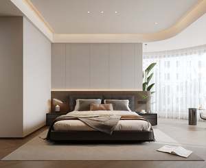 Armario de Lujo Personalizado (MDF/Madera) Diseño Moderno Ecológico Gran Capacidad DIY Independiente para Dormitorio - Product Image 1