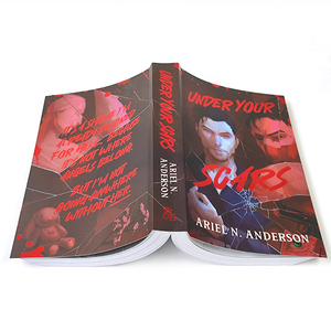 Impresión <span class=keywords><strong>de</strong></span> Libros <span class=keywords><strong>de</strong></span> Ficción con Tapa Blanda Personalizada, Encuadernación Cosida, Novela en Rústica con Acabado <span class=keywords><strong>de</strong></span> Cubierta UV con Detalles en Lámina Roja Premium - Product Image 3