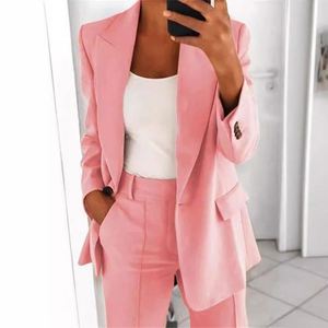 Luxuriöser Damen-Businessanzug Maßgeschneiderter Blazer &amp; Hosen Bürokleidung - Product Image 2