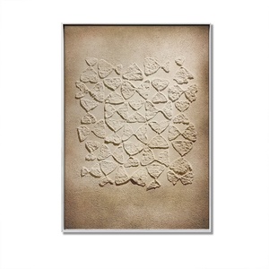 Pintura al Óleo Minimalista Estilo Wabi-Sabi, Hecha a Mano, sobre Lienzo, con Textura 3D, Enmarcada, para Decoración de Paredes de Hoteles, Casas e Interiores Comerciales - Product Image 6