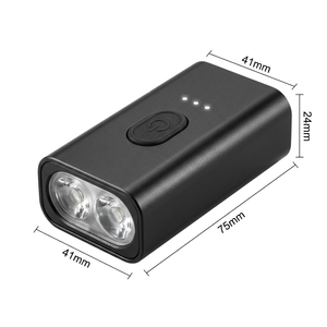 Nueva Luz Delantera para Bicicleta Recargable Tipo-C, LED Súper Brillante, Linterna para Ciclismo Nocturno <span class=keywords><strong>MTB</strong></span>, Resistente al Agua, con Batería - Product Image 1
