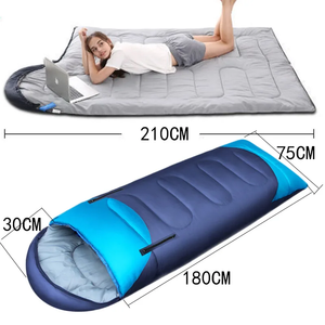 <span class=keywords><strong>Sac</strong></span> <span class=keywords><strong>de</strong></span> <span class=keywords><strong>couchage</strong></span> portable <span class=keywords><strong>0</strong></span> <span class=keywords><strong>degré</strong></span> avec fermetures éclair aux bras, imperméable et chaud, <span class=keywords><strong>compact</strong></span> pour le camping en plein air, les stades, les voyages, la randonnée - Product Image 2