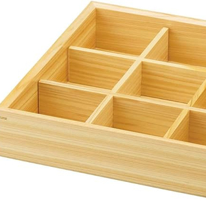 Wood partition box