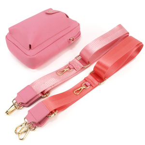 Sac bandoulière mini rose pour femme en cuir PU avec <span class=keywords><strong>pochette</strong></span> pour téléphone et sangle réglable – Stock disponible en entrepôt étranger - Product Image 4