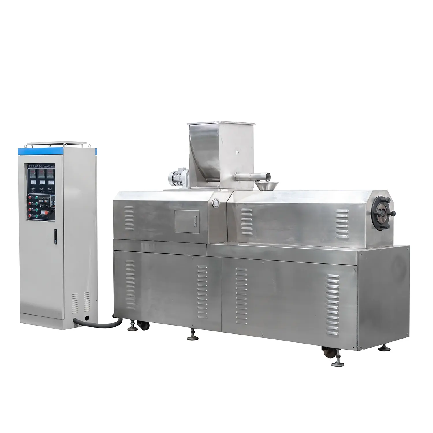 Simple Configuration Low Cost Complete Processing Line Pet Food Twin Screw Extruder Fish Dog Cat Feed Pellet Making Machine