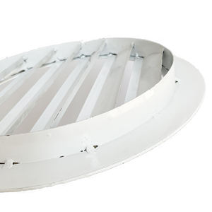 Tapa de pared de campana de acero inoxidable, salida de válvula de disco de <span class=keywords><strong>aire</strong></span> <span class=keywords><strong>acondicionado</strong></span> redonda, <span class=keywords><strong>cubierta</strong></span> de conducto de ventilación Hvac ajustable - Product Image 1