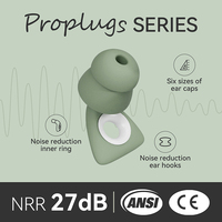 Bouchons d'Oreille Anti-Bruit en Silicone pour le Sommeil, Isolation Phonique Réutilisable