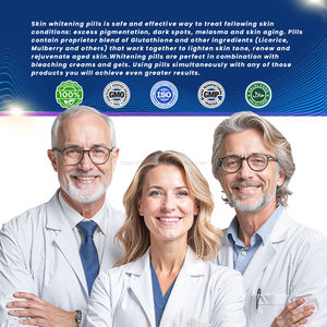 แคปซูลไวท์เทนนิ่งผิวฮาลาล กลูต้าไธโอน 500 มก. ยาเม็ดดีท็อกซ์ไวท์เทนนิ่งสำหรับผิวคล้ำ วิตามินอี - Product Image 6