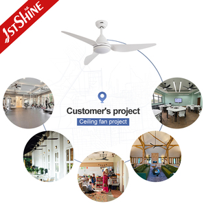 1stshine LED ventilateur <span class=keywords><strong>de</strong></span> plafond Smart App Control ABS lames 48 pouces Smart Life blanc ventilateur <span class=keywords><strong>de</strong></span> plafond lumière - Product Image 5