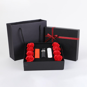 Wholesale custom quickly bulk delivery fashion Mother's Day Rose blessing happiness paper gift packaging box - Product Image 2