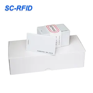 Carte Calmshell a basso prezzo riscrivibili LF spesse Em4305/t5577 in bianco 1.8mm campione gratuito ABS RFID OEM / ODM Read and Write ISO18000
