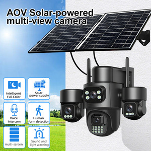 Cámara de Vigilancia Solar HiEasy de 8MP 4G con Cuatro Lentes, Visión Nocturna, Sistema de Seguridad para Exteriores con Almacenamiento en la Nube - Product Image 2