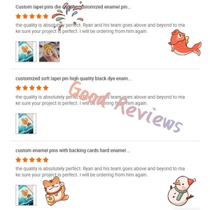 Nhà Sản Xuất Kim Loại Pins Không Có Moq Cá Nhân Đẹp Ủng Hộ Thẻ Chất Lượng Cao Tùy Chỉnh Cứng Men Pins Mềm Men Pins - Product Image 4