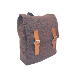 Zaino in peluche personalizzato orsacchiotto cartone animato mochila infantil zaino per scuola per bambini borsa rettangolo pelliccia zainetto mini zaino in peluche