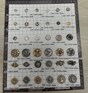 Punkrock zilveren rivet metalen schakelknop, edgy geometrische cirkel met kristallen <span class=keywords><strong>halo</strong></span> voor leren jas - Product Image 6
